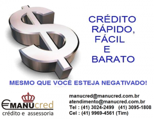 Crédito rápido, fácil e barato Crédito rápido, fácil e barato